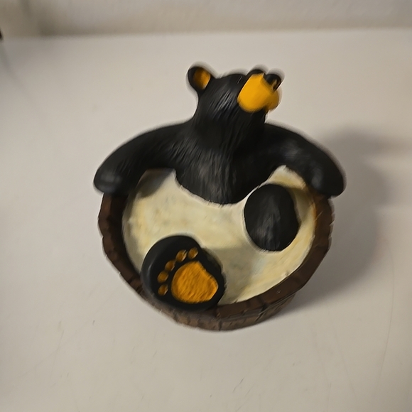 Bearfoots Jeff Fleming BEAR NAKED Wash Bath Tub Figurine - Picture 3 of 6
